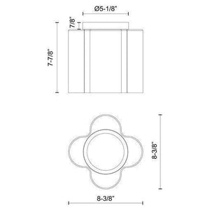 Kuzco - Clover 9" Flush Mount - Lights Canada