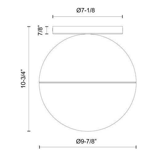 Kuzco - Monae 10" Flush Mount - Lights Canada