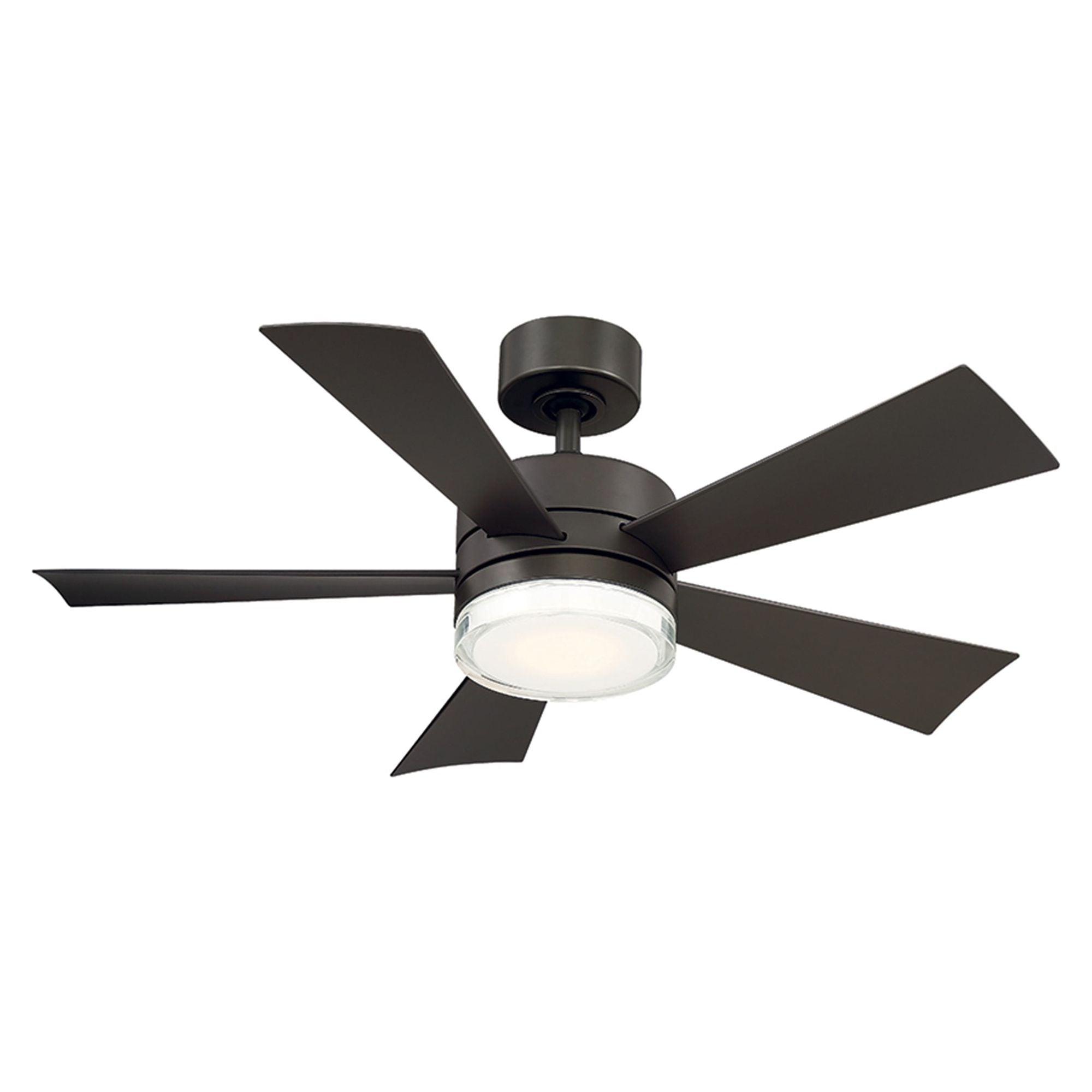 Modern Forms - Wynd Indoor/Outdoor 5-Blade 42" Smart Ceiling Fan with LED Light Kit and Remote Control - Lights Canada