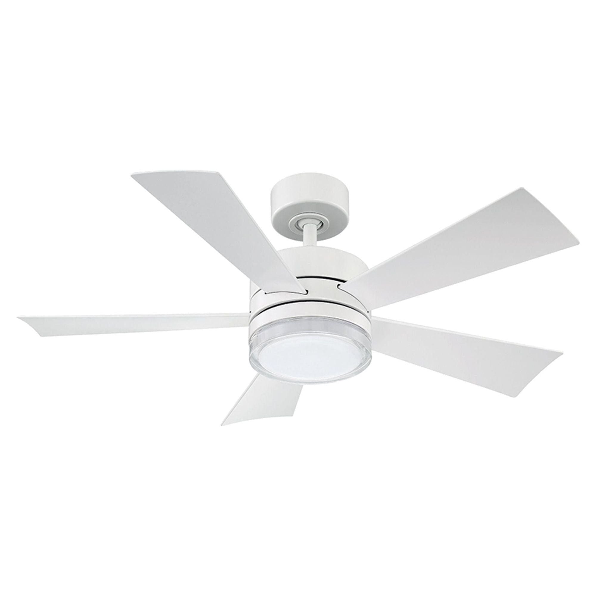 Modern Forms - Wynd Indoor/Outdoor 5-Blade 42" Smart Ceiling Fan with LED Light Kit and Remote Control - Lights Canada