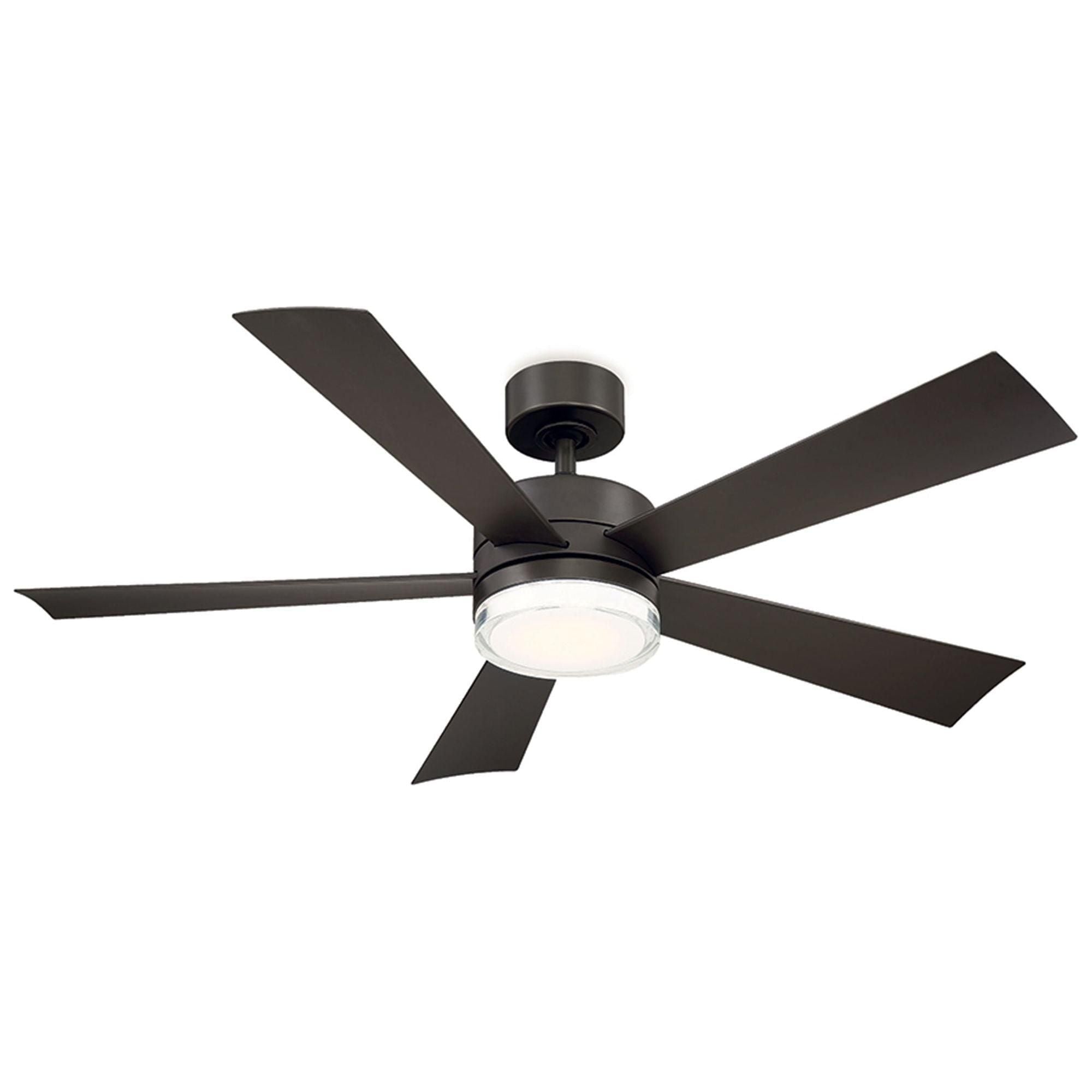 Modern Forms - Wynd Indoor/Outdoor 5-Blade 52" Smart Ceiling Fan with LED Light Kit and Remote Control - Lights Canada