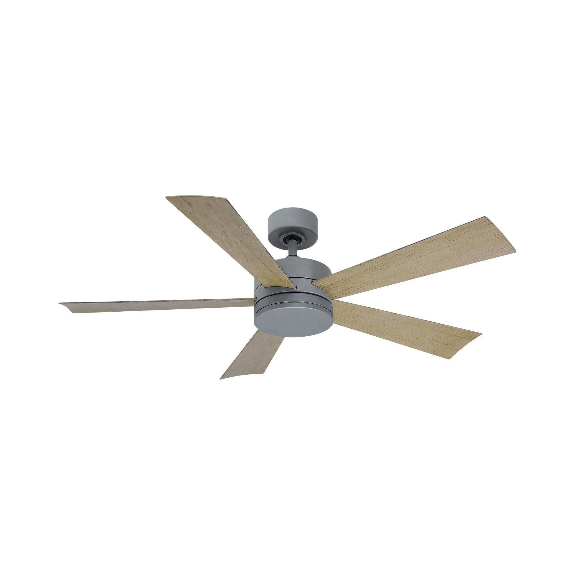 Modern Forms - Wynd Indoor/Outdoor 5-Blade 52" Smart Ceiling Fan with LED Light Kit and Remote Control - Lights Canada