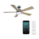 Modern Forms - Wynd Indoor/Outdoor 5-Blade 52" Smart Ceiling Fan with LED Light Kit and Remote Control - Lights Canada