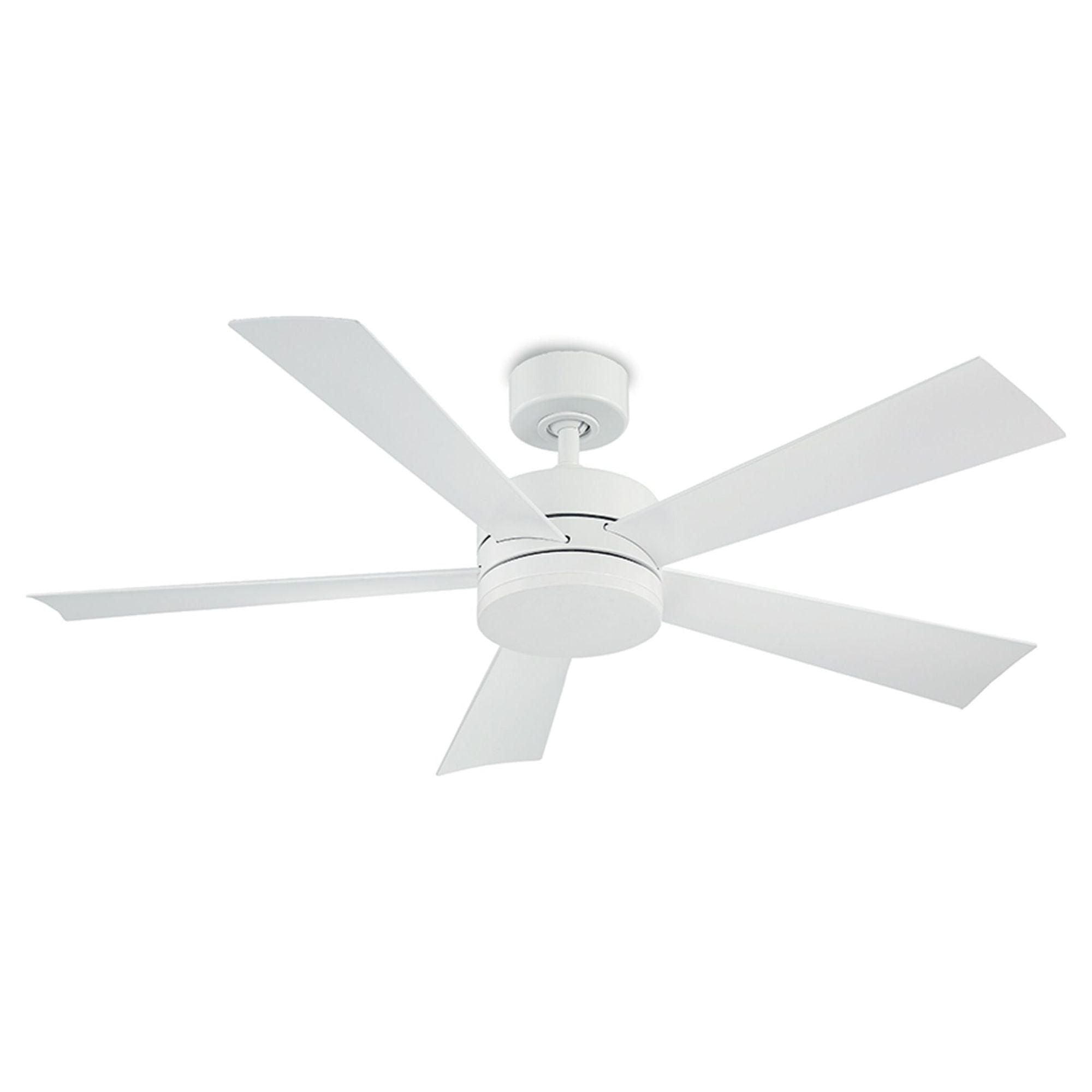 Modern Forms - Wynd Indoor/Outdoor 5-Blade 52" Smart Ceiling Fan with LED Light Kit and Remote Control - Lights Canada