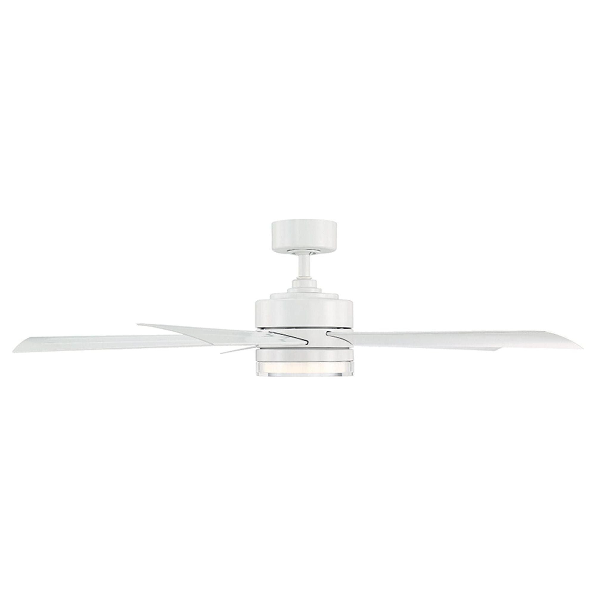 Modern Forms - Wynd Indoor/Outdoor 5-Blade 52" Smart Ceiling Fan with LED Light Kit and Remote Control - Lights Canada
