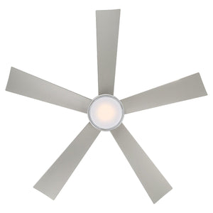 Modern Forms - Wynd Indoor/Outdoor 5-Blade 52" Smart Ceiling Fan with LED Light Kit and Remote Control - Lights Canada