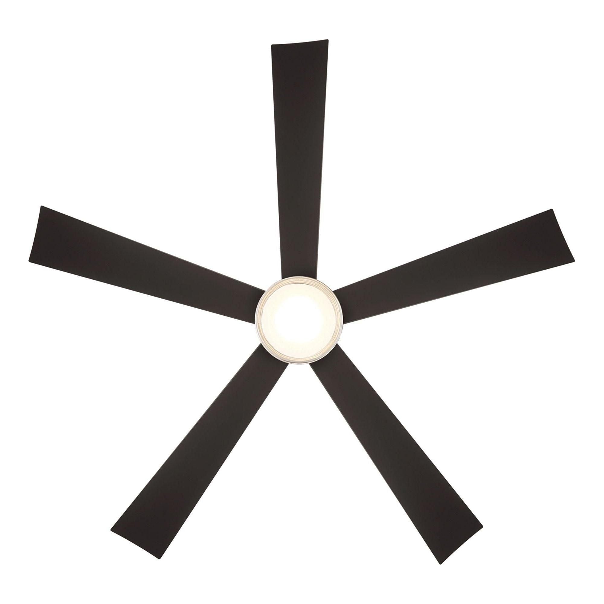 Modern Forms - Wynd Indoor/Outdoor 5-Blade 60" Smart Ceiling Fan with LED Light Kit and Remote Control - Lights Canada