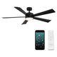 Modern Forms - Wynd Indoor/Outdoor 5-Blade 60" Smart Ceiling Fan with LED Light Kit and Remote Control - Lights Canada