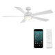 Modern Forms - Wynd Indoor/Outdoor 5-Blade 60" Smart Ceiling Fan with LED Light Kit and Remote Control - Lights Canada