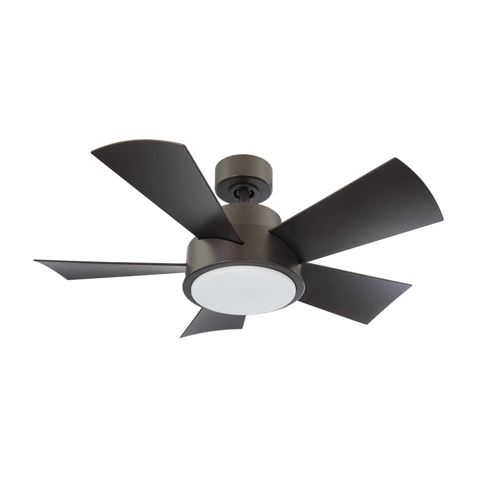 Modern Forms - Vox Indoor/Outdoor 5-Blade 38" Smart Ceiling Fan with LED Light Kit and Remote Control - Lights Canada