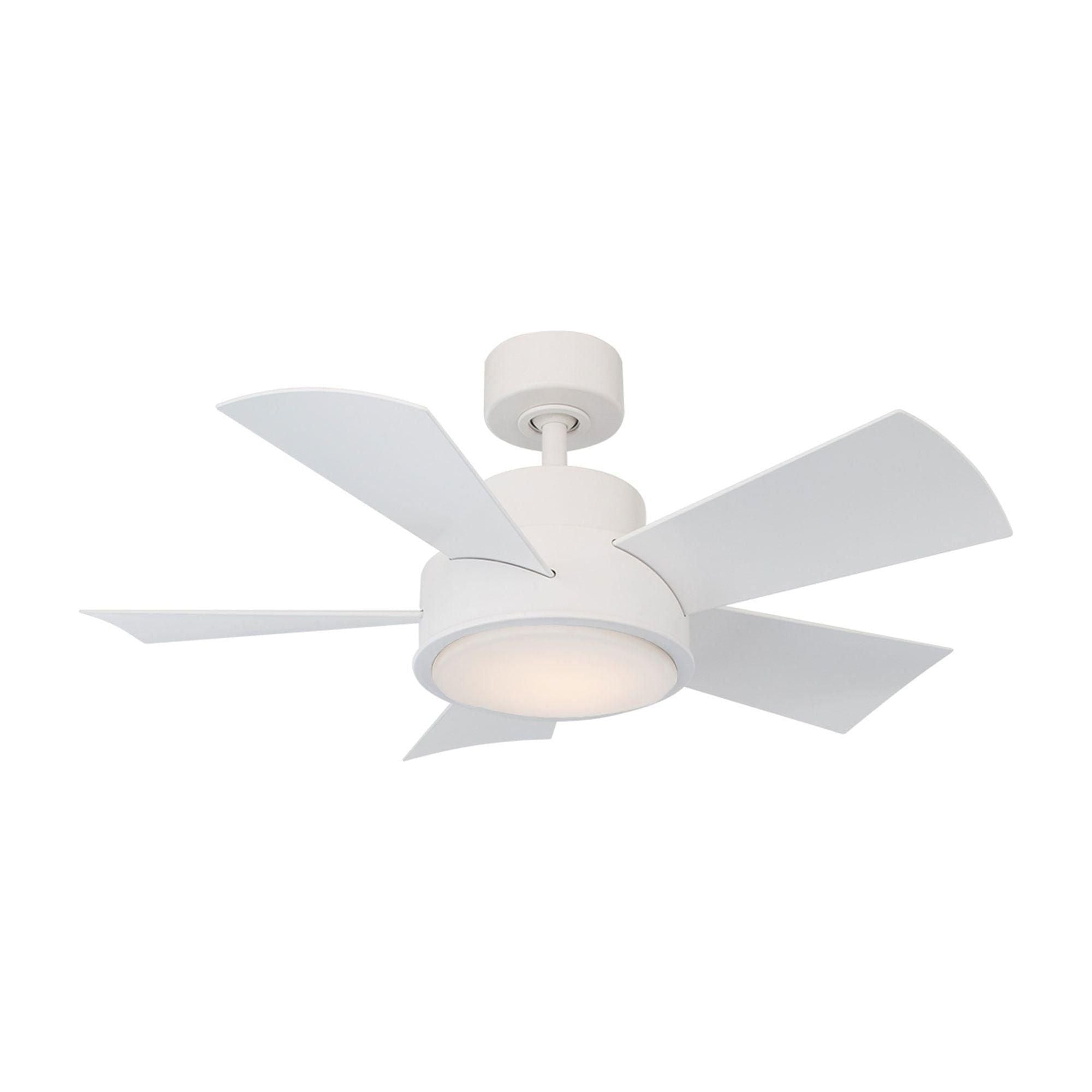 Modern Forms - Vox Indoor/Outdoor 5-Blade 38" Smart Ceiling Fan with LED Light Kit and Remote Control - Lights Canada