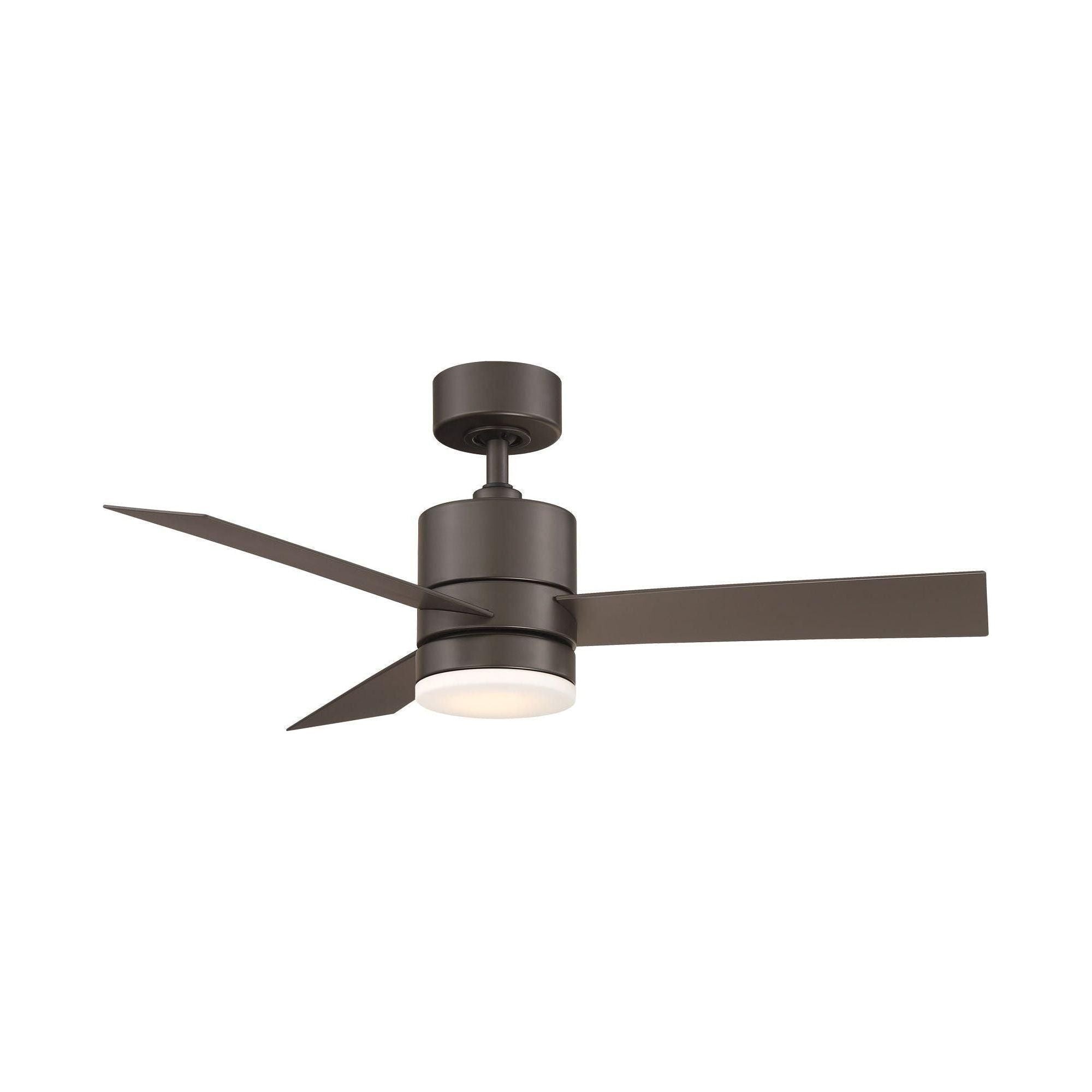 Modern Forms - Axis Indoor/Outdoor 3-Blade 44" Smart Ceiling Fan with LED Light Kit and Remote Control - Lights Canada