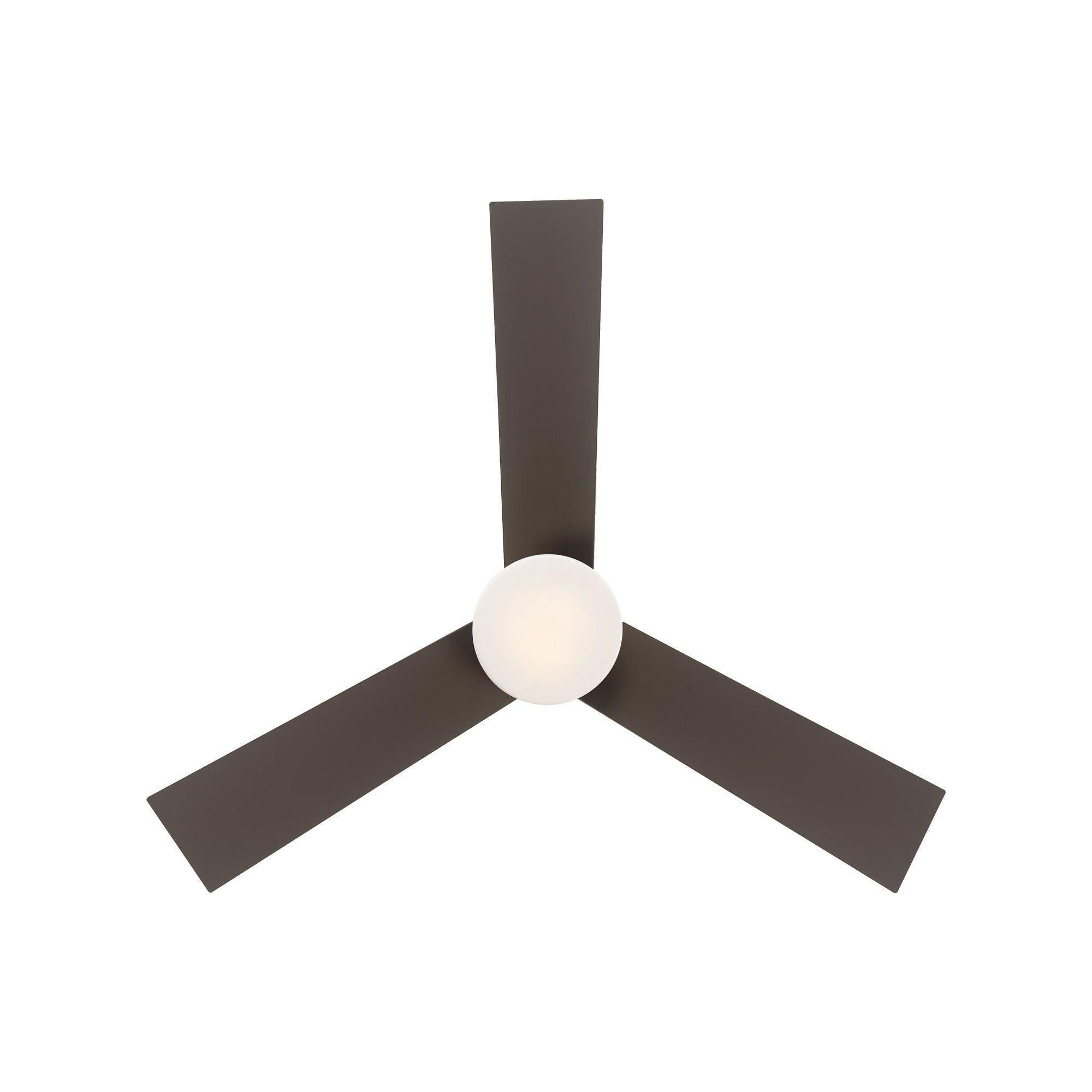 Modern Forms - Axis Indoor/Outdoor 3-Blade 44" Smart Ceiling Fan with LED Light Kit and Remote Control - Lights Canada