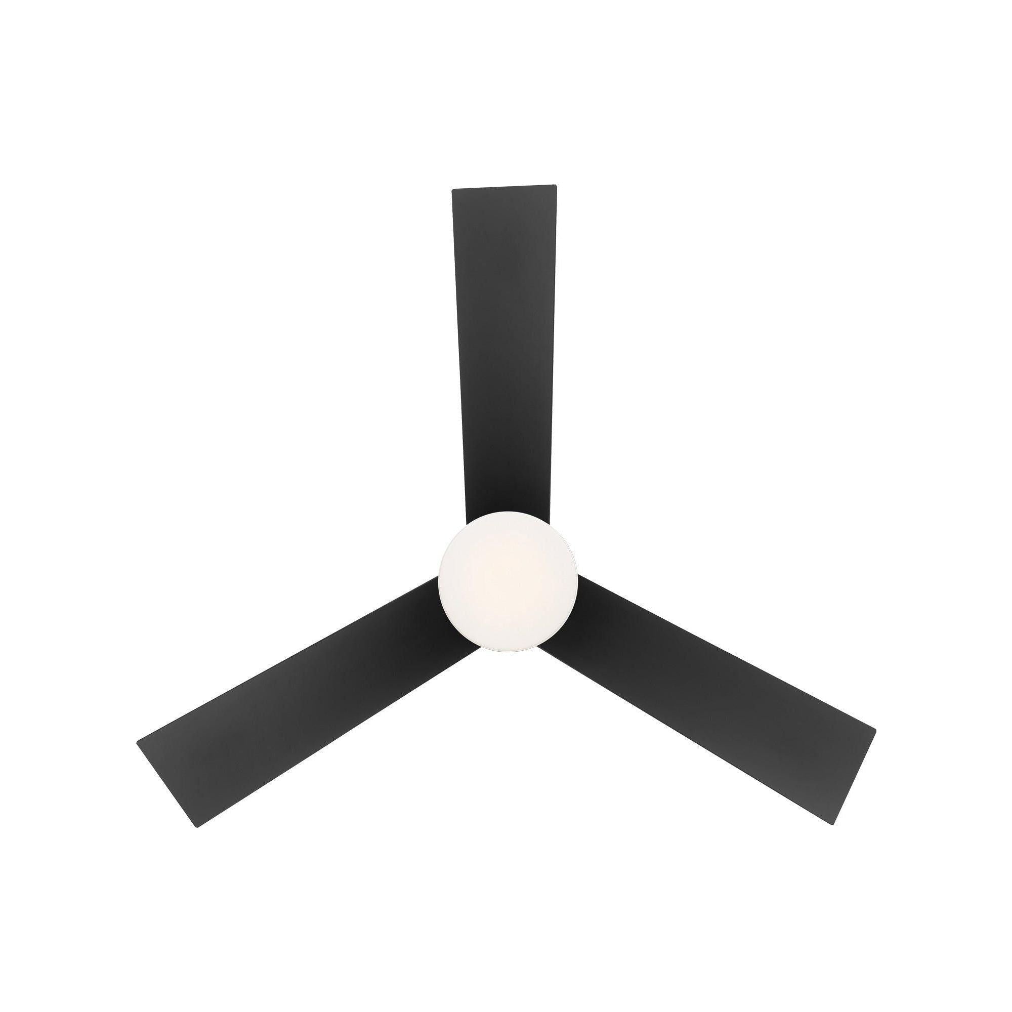 Modern Forms - Axis Indoor/Outdoor 3-Blade 44" Smart Ceiling Fan with LED Light Kit and Remote Control - Lights Canada