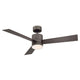 Modern Forms - Axis Indoor/Outdoor 3-Blade 52" Smart Ceiling Fan with LED Light Kit and Remote Control - Lights Canada