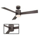 Modern Forms - Axis Indoor/Outdoor 3-Blade 52" Smart Ceiling Fan with LED Light Kit and Remote Control - Lights Canada