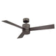 Modern Forms - Axis Indoor/Outdoor 3-Blade 52" Smart Ceiling Fan with LED Light Kit and Remote Control - Lights Canada