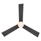 Modern Forms - Axis Indoor/Outdoor 3-Blade 52" Smart Ceiling Fan with LED Light Kit and Remote Control - Lights Canada
