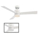 Modern Forms - Axis Indoor/Outdoor 3-Blade 52" Smart Ceiling Fan with LED Light Kit and Remote Control - Lights Canada