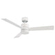Modern Forms - Axis Indoor/Outdoor 3-Blade 52" Smart Ceiling Fan with LED Light Kit and Remote Control - Lights Canada