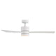 Modern Forms - Axis Indoor/Outdoor 3-Blade 52" Smart Ceiling Fan with LED Light Kit and Remote Control - Lights Canada