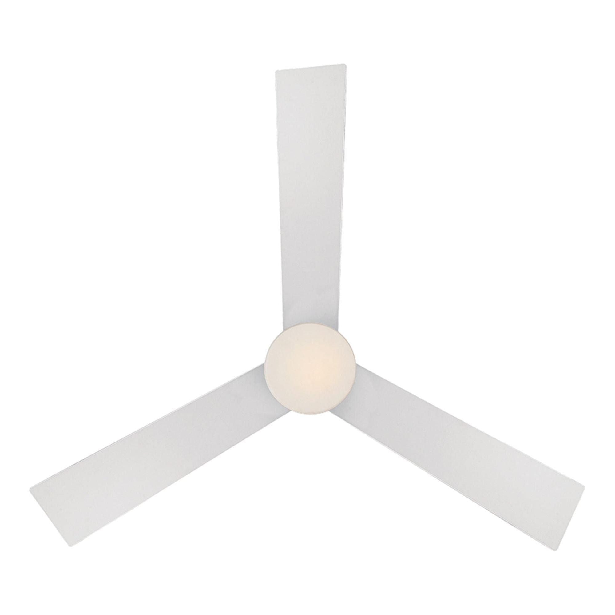 Modern Forms - Axis Indoor/Outdoor 3-Blade 52" Smart Ceiling Fan with LED Light Kit and Remote Control - Lights Canada
