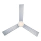 Modern Forms - Axis Indoor/Outdoor 3-Blade 52" Smart Ceiling Fan with LED Light Kit and Remote Control - Lights Canada