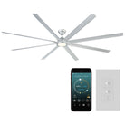 Modern Forms - Hydra Indoor/Outdoor 8-Blade 120" Smart Ceiling Fan with LED Light Kit - Lights Canada