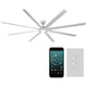 Modern Forms - Hydra Indoor/Outdoor 8-Blade 120" Smart Ceiling Fan with LED Light Kit - Lights Canada