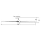 Modern Forms - Hydra Indoor/Outdoor 8-Blade 120" Smart Ceiling Fan with LED Light Kit - Lights Canada