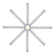 Modern Forms - Hydra Indoor/Outdoor 8-Blade 96" Smart Ceiling Fan with LED Light Kit - Lights Canada