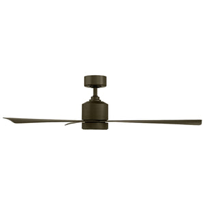 Modern Forms - Lotus Indoor/Outdoor 3-Blade 54" Smart Ceiling Fan with LED Light Kit and Remote Control - Lights Canada