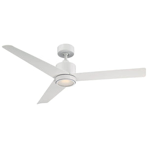 Modern Forms - Lotus Indoor/Outdoor 3-Blade 54" Smart Ceiling Fan with LED Light Kit and Remote Control - Lights Canada