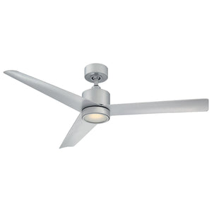 Modern Forms - Lotus Indoor/Outdoor 3-Blade 54" Smart Ceiling Fan with LED Light Kit and Remote Control - Lights Canada