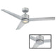 Modern Forms - Lotus Indoor/Outdoor 3-Blade 54" Smart Ceiling Fan with LED Light Kit and Remote Control - Lights Canada