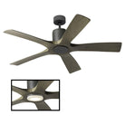 Modern Forms - Aviator Indoor/Outdoor 5-Blade 54" Smart Ceiling Fan with Remote Control - Lights Canada