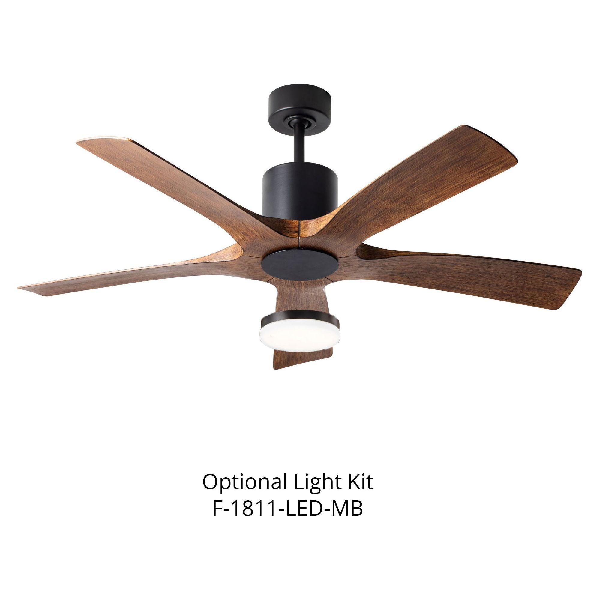 Modern Forms - Aviator Indoor/Outdoor 5-Blade 54" Smart Ceiling Fan with Remote Control - Lights Canada