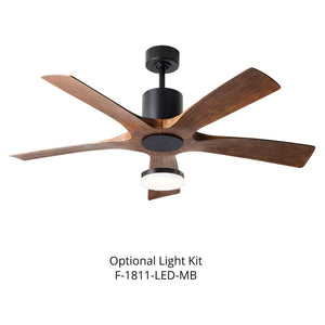 Modern Forms - Aviator Indoor/Outdoor 5-Blade 54" Smart Ceiling Fan with Remote Control - Lights Canada