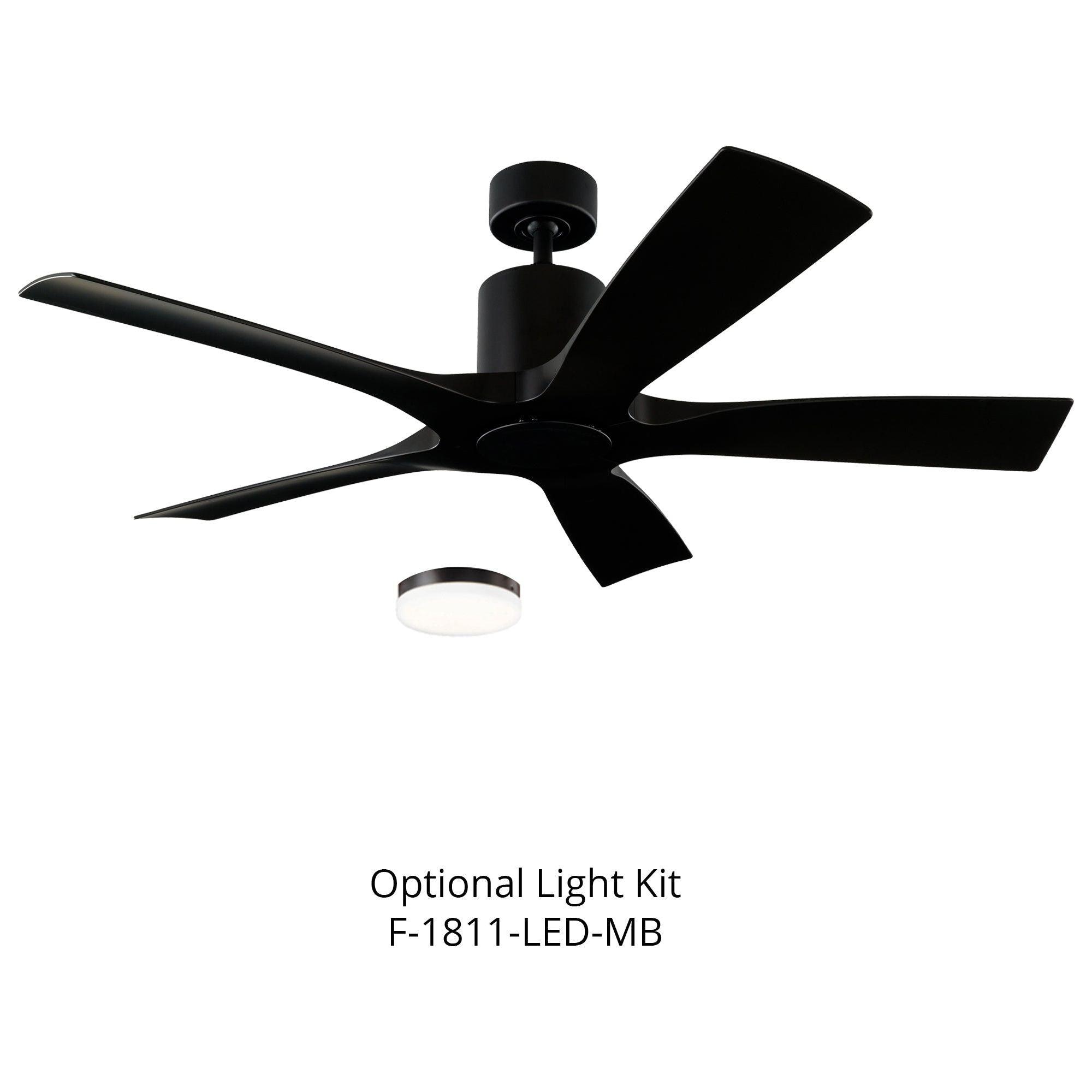 Modern Forms - Aviator Indoor/Outdoor 5-Blade 54" Smart Ceiling Fan with Remote Control - Lights Canada