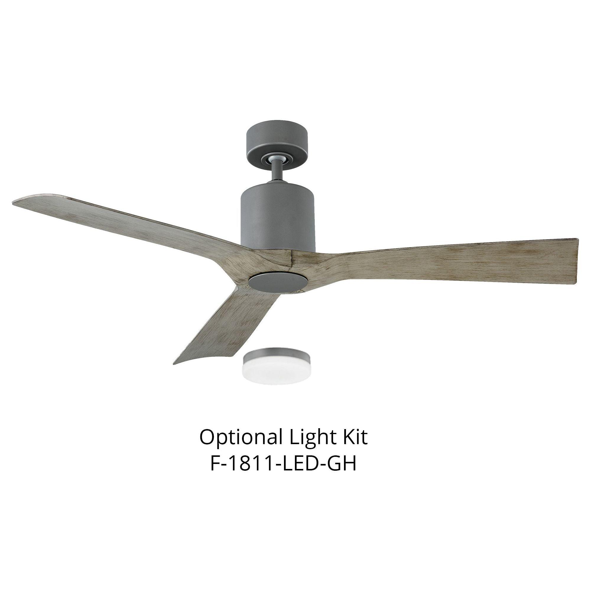 Modern Forms - Aviator Indoor/Outdoor 3-Blade 54" Smart Ceiling Fan with Remote Control - Lights Canada