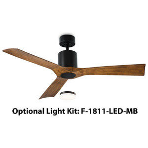 Modern Forms - Aviator Indoor/Outdoor 3-Blade 54" Smart Ceiling Fan with Remote Control - Lights Canada