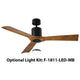 Modern Forms - Aviator Indoor/Outdoor 3-Blade 54" Smart Ceiling Fan with Remote Control - Lights Canada
