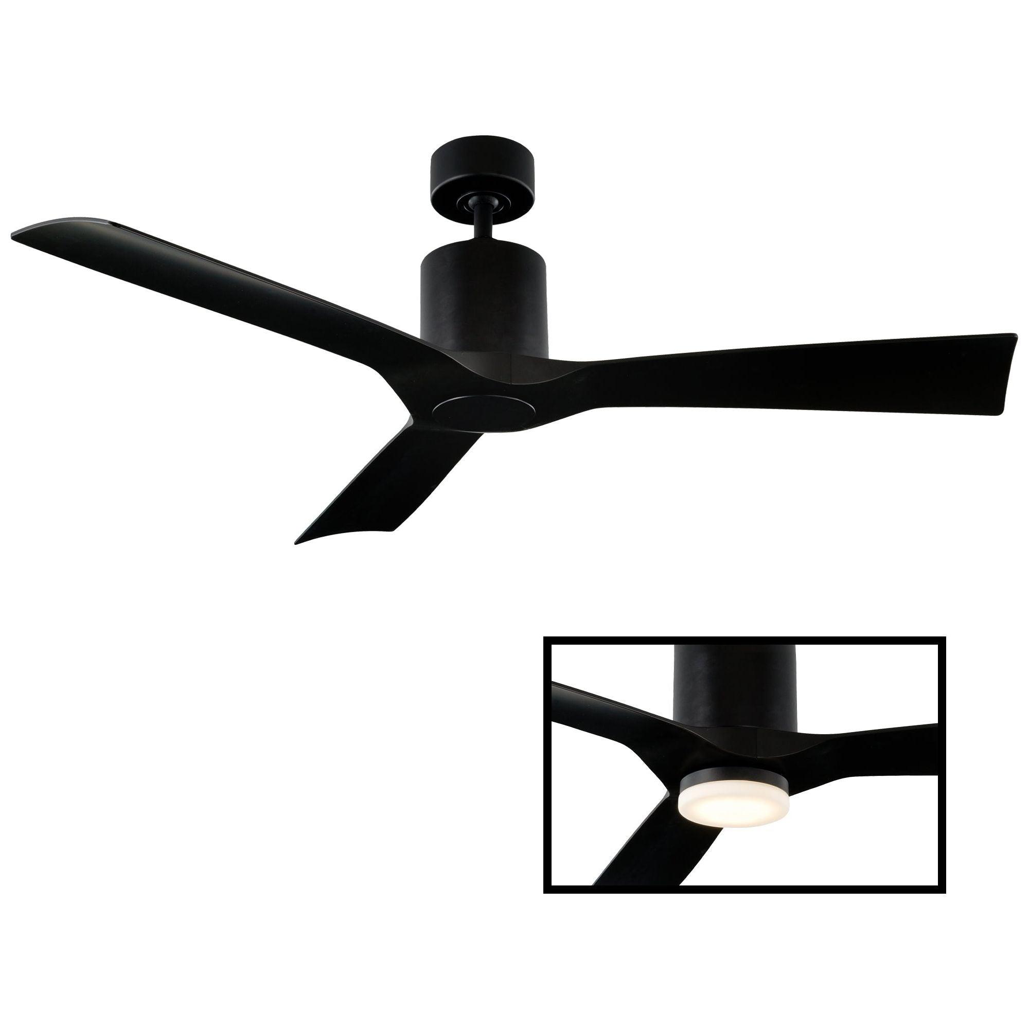 Modern Forms - Aviator Indoor/Outdoor 3-Blade 54" Smart Ceiling Fan with Remote Control - Lights Canada