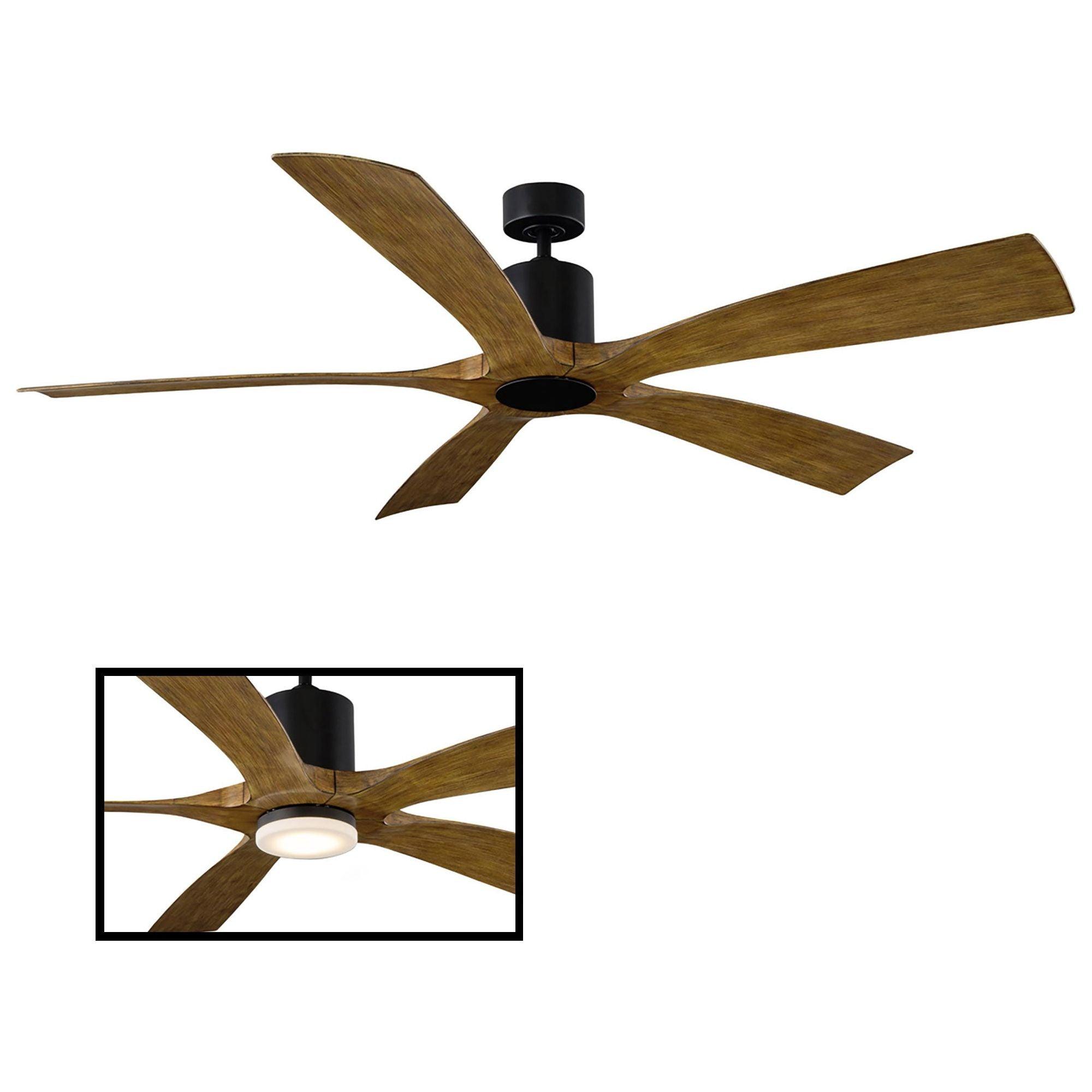 Modern Forms - Aviator Indoor/Outdoor 5-Blade 70" Smart Ceiling Fan with Remote Control - Lights Canada