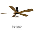 Modern Forms - Aviator Indoor/Outdoor 5-Blade 70" Smart Ceiling Fan with Remote Control - Lights Canada