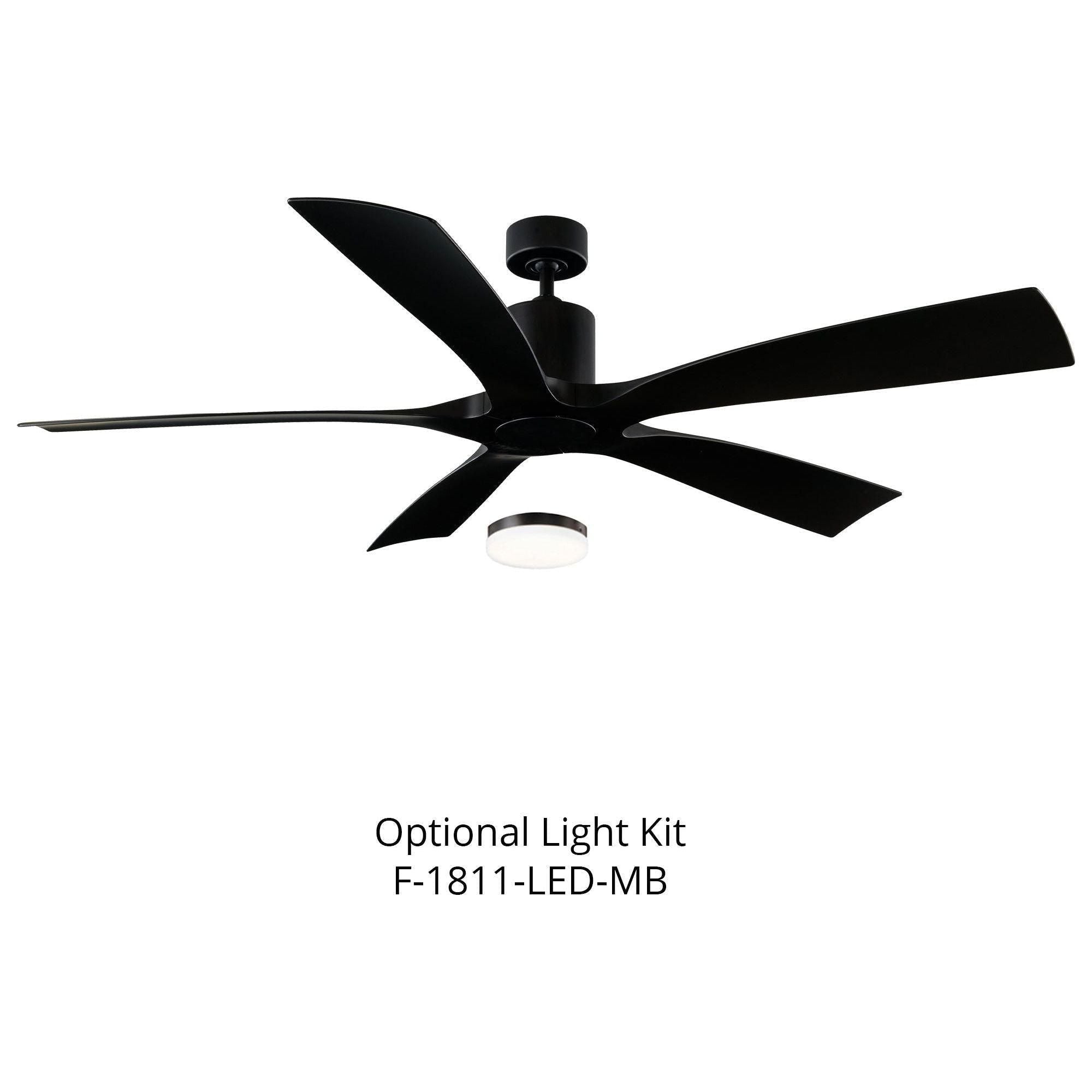 Modern Forms - Aviator Indoor/Outdoor 5-Blade 70" Smart Ceiling Fan with Remote Control - Lights Canada