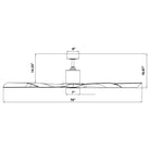 Modern Forms - Aviator Indoor/Outdoor 5-Blade 70" Smart Ceiling Fan with Remote Control - Lights Canada