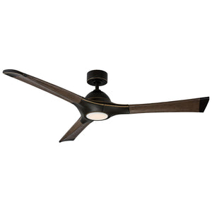 Modern Forms - Woody Indoor/Outdoor 3-Blade 60" Smart Ceiling Fan with LED Light Kit - Lights Canada
