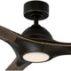 Modern Forms - Woody Indoor/Outdoor 3-Blade 60" Smart Ceiling Fan with LED Light Kit - Lights Canada