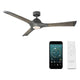 Modern Forms - Woody Indoor/Outdoor 3-Blade 60" Smart Ceiling Fan with LED Light Kit - Lights Canada